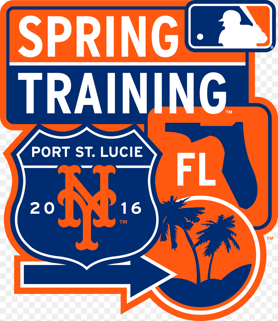New York Mets Spring Training Logo, Advertisement, Poster, Symbol, Dynamite Png Image