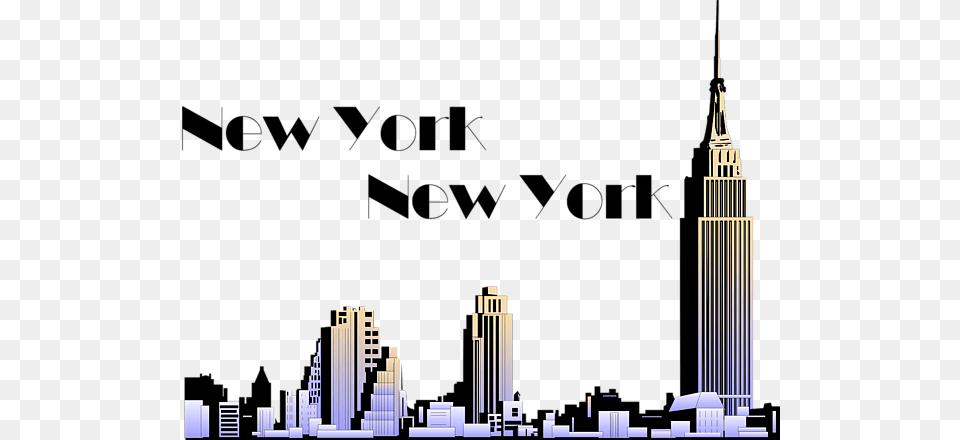 New York New York Skyline Retro 1930s Style T Shirt New York 1930s Skyline, Architecture, Building, City, High Rise Png Image