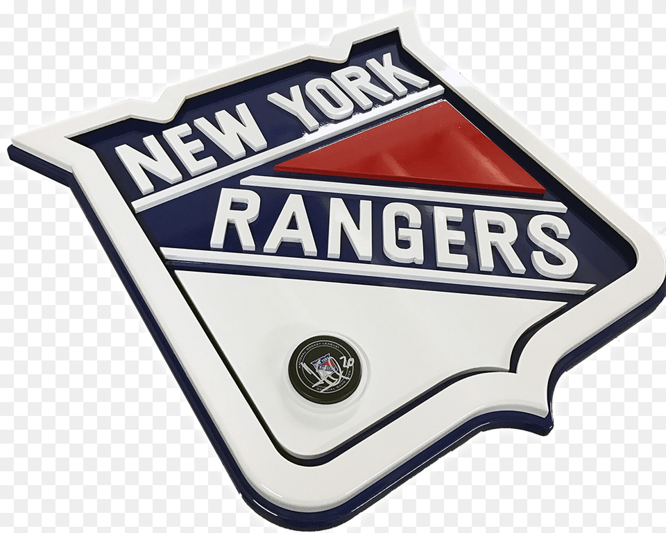 New York Rangers Emblem, Badge, Logo, Symbol, Mailbox Png Image