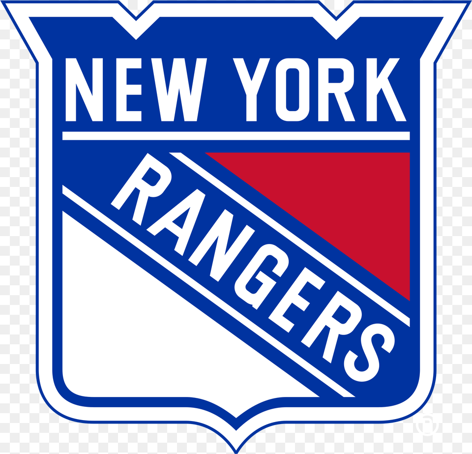 New York Rangers Logo Transparent New York Rangers Logo Font, Badge, Symbol Png Image
