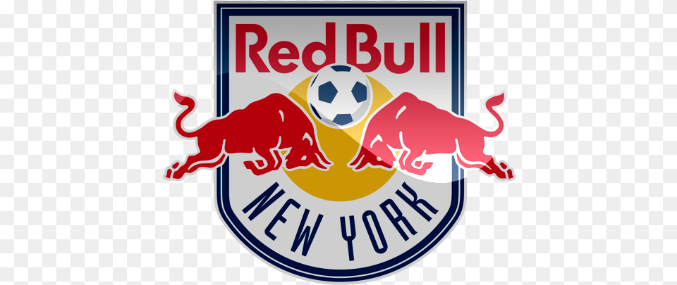 New York Red Bulls Kits Dream League Soccer 2017 Logo New York Red Bulls, Badge, Ball, Football, Soccer Ball Free Transparent Png