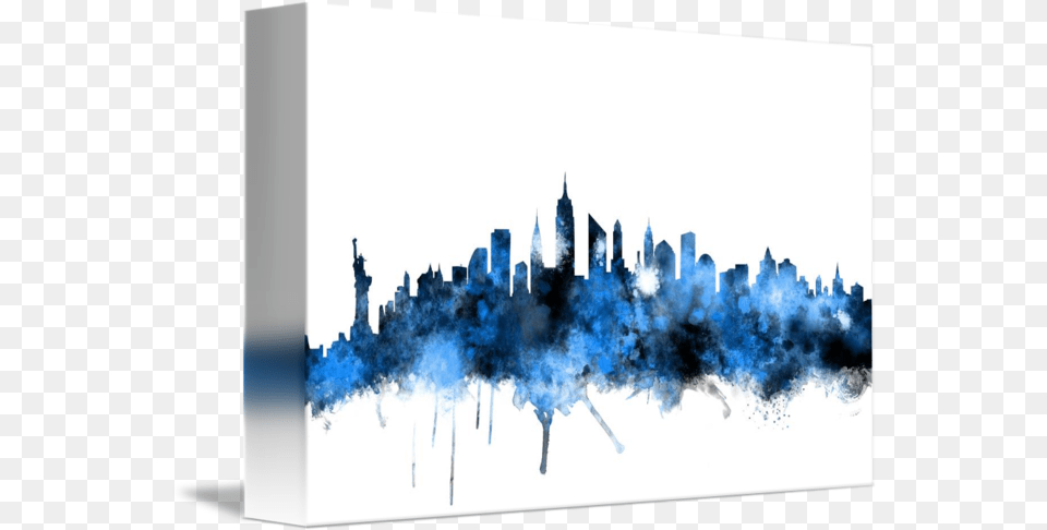 New York Skyline By Michael Tompsett Skyline, Smoke Free Png Download