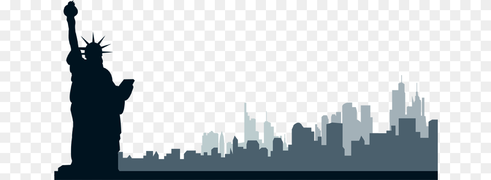 New York Skyline New York Skyline, Art, City, Graphics, Person Free Png Download