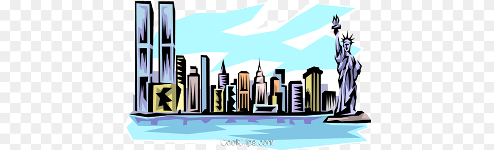 New York Skyline Royalty Vector New York Skyline Clip Art, Metropolis, City, Urban, Ice Png