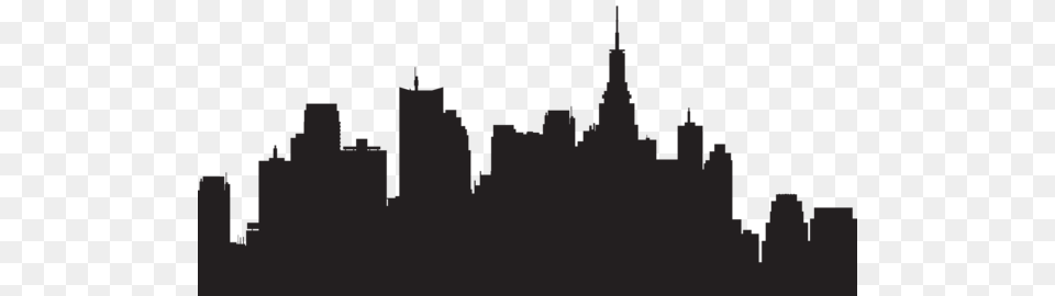 New York Skyline Silhouette Transparent Png