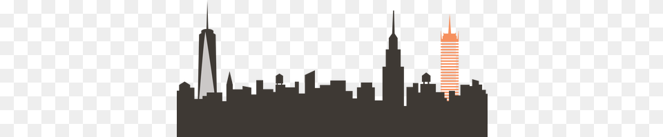 New York Skyline Vector 4k Pictures Wework Business Model, City, Injection Free Png Download