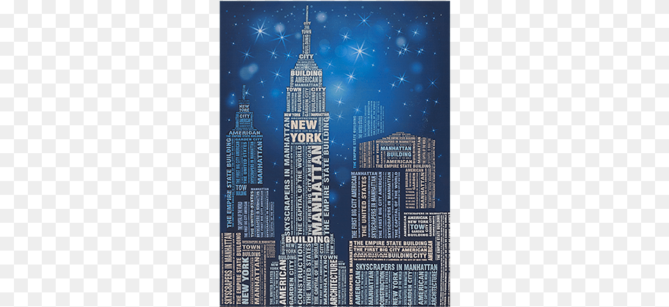 New York Skyscraper Painting, City, Urban, Architecture, Building Png Image