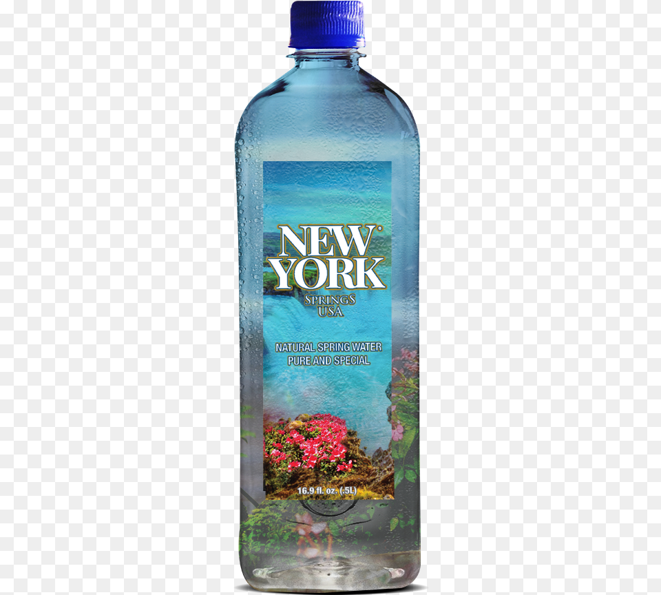 New York Spring Water, Bottle, Beverage, Water Bottle, Alcohol Free Png