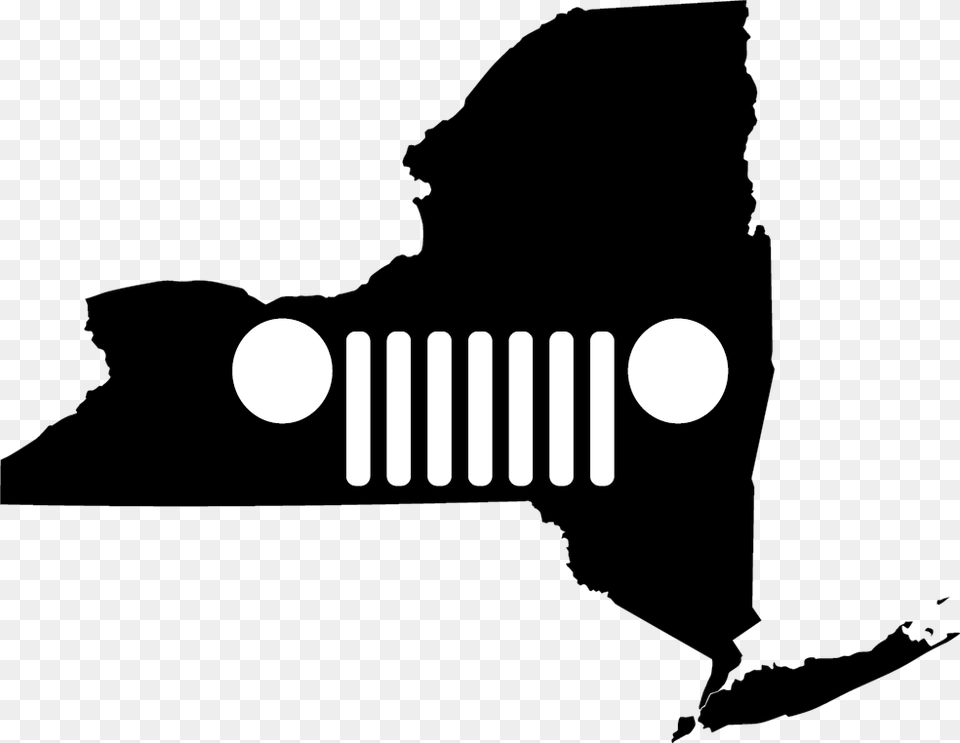 New York State, Silhouette, Stencil, Adult, Female Png Image