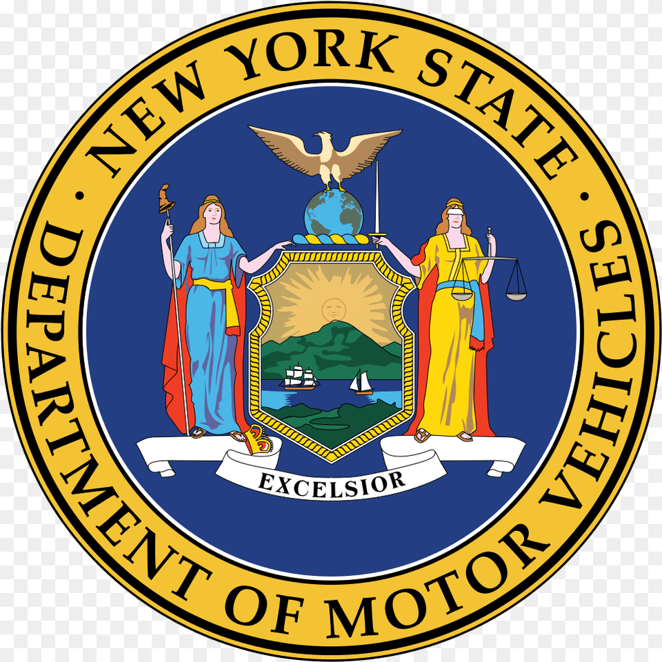 New York State Dmvs Move To Appointment Only Wwti New York State Flag, Badge, Logo, Symbol, Emblem Png