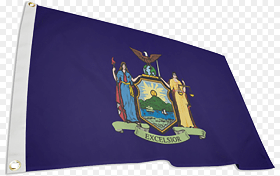 New York State Flag U2013 Bestflagcom Emblem, People, Person, Adult, Female Free Transparent Png