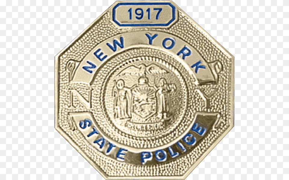 New York State Trooper Shield, Badge, Logo, Symbol, Accessories Png