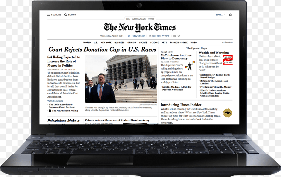 New York Times Digital Subscription Ny Times E Edition, Pc, Computer, Electronics, Laptop Png
