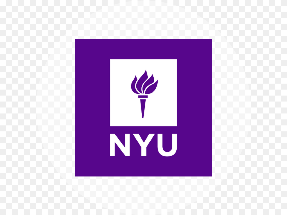 New York University Bullseye Admissions Logo New York University, Light, Flower, Plant, Torch Free Png Download