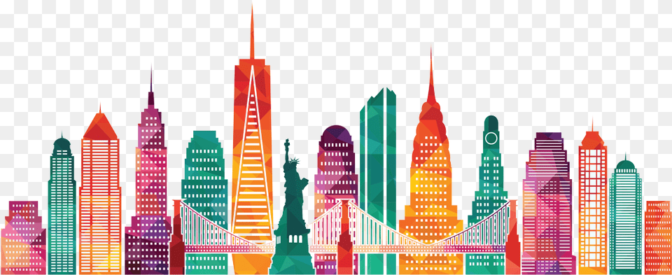 New York Vs London Where Do You Get The Best Bang For Your New York Vector Illustrator, Architecture, Building, City, High Rise Png Image