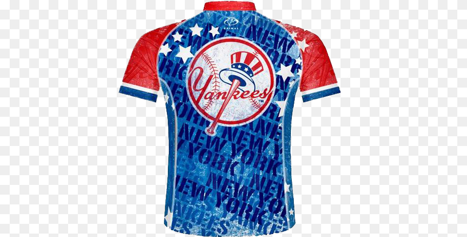 New York Yankees Bike Jersey, Clothing, Shirt, T-shirt Free Png Download