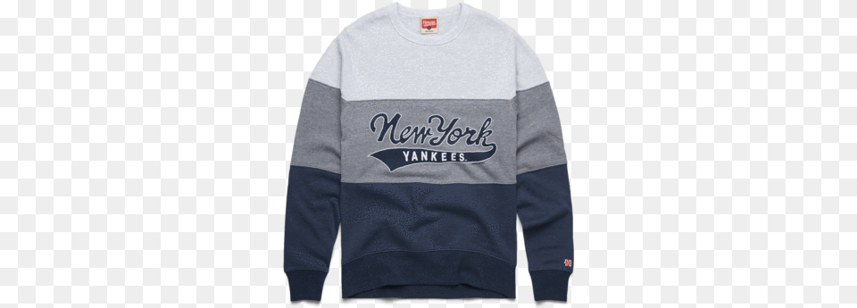 New York Yankees Crewneck Retro Menu0027s Mlb Sweatshirt U2013 Homage Logo, Clothing, Hoodie, Knitwear, Sweater Free Png Download