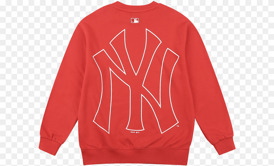 New York Yankees Fleece Lined Mega Big Logo Overfit, Clothing, Hoodie, Knitwear, Sweater Free Transparent Png