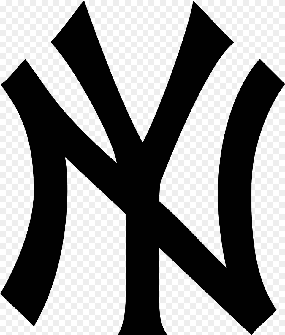 New York Yankees Icon Logos And Uniforms Of The New York Yankees, Gray Png
