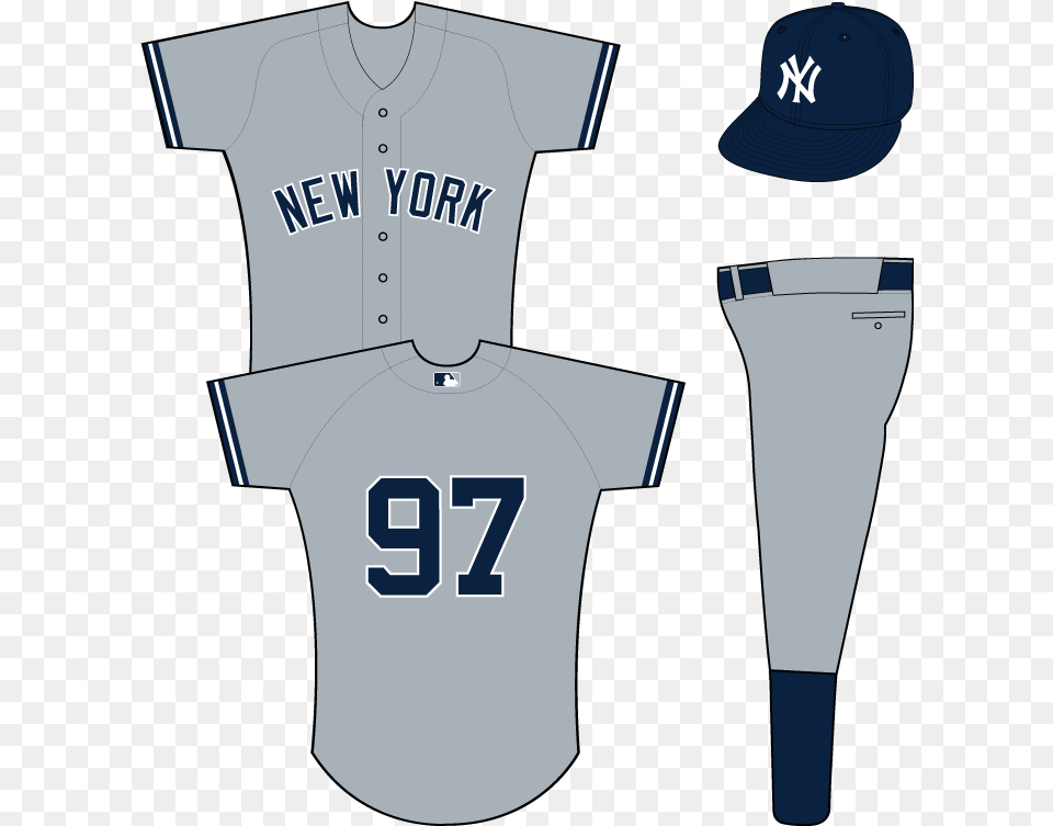 New York Yankees Road Uniform American League Al Chris New York Yankees Uniform Away, Baseball Cap, Cap, Clothing, Hat Free Transparent Png