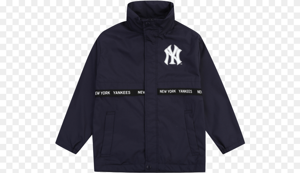 New York Yankees Stamp Tape Jacket Magenta North Black Fleece, Clothing, Coat Png Image