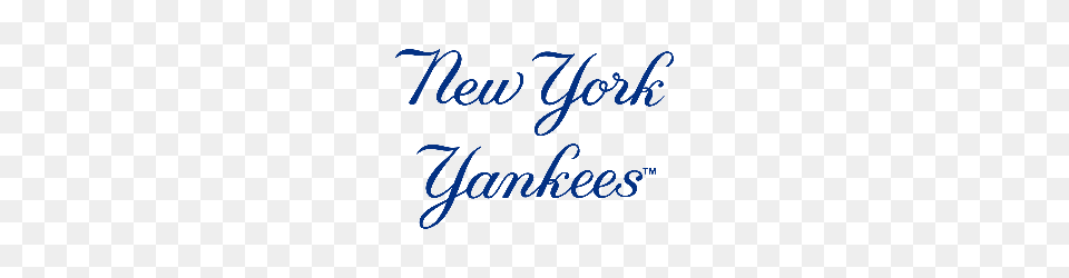 New York Yankees Wordmark Logo Sports Logo History, Text, Handwriting Png Image