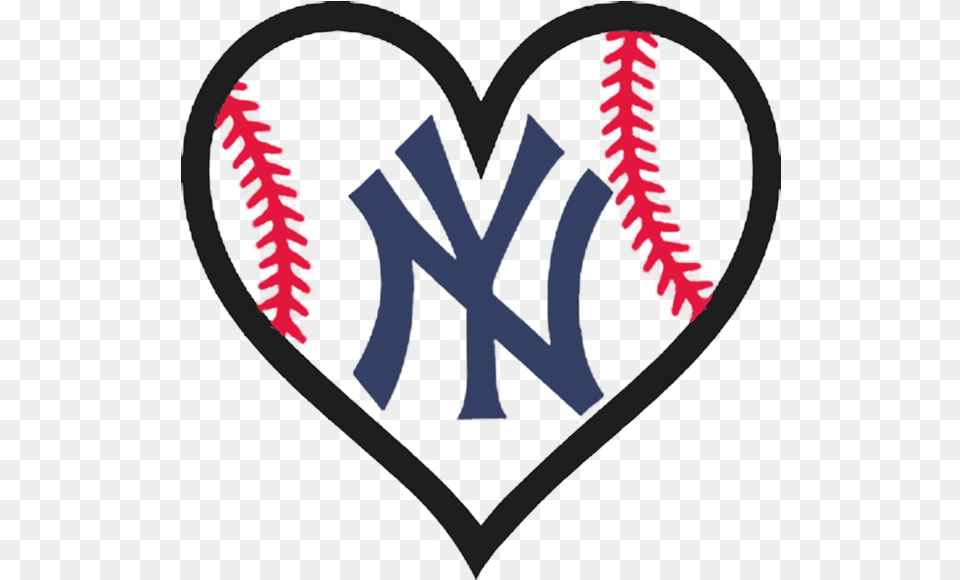 New York Yankees Yoga Mat Logo New York Yankees Svg, Heart Free Transparent Png