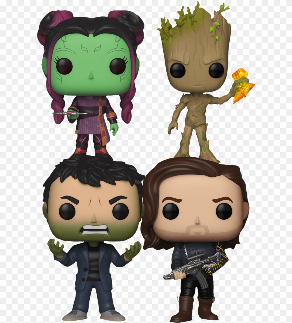 New Young Gamora Vinyl Marvel Avengers 3 Infinity War Funko, Face, Head, Person, Baby Png Image