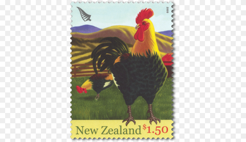 New Zealand Animals Stamp, Animal, Bird, Chicken, Fowl Free Transparent Png