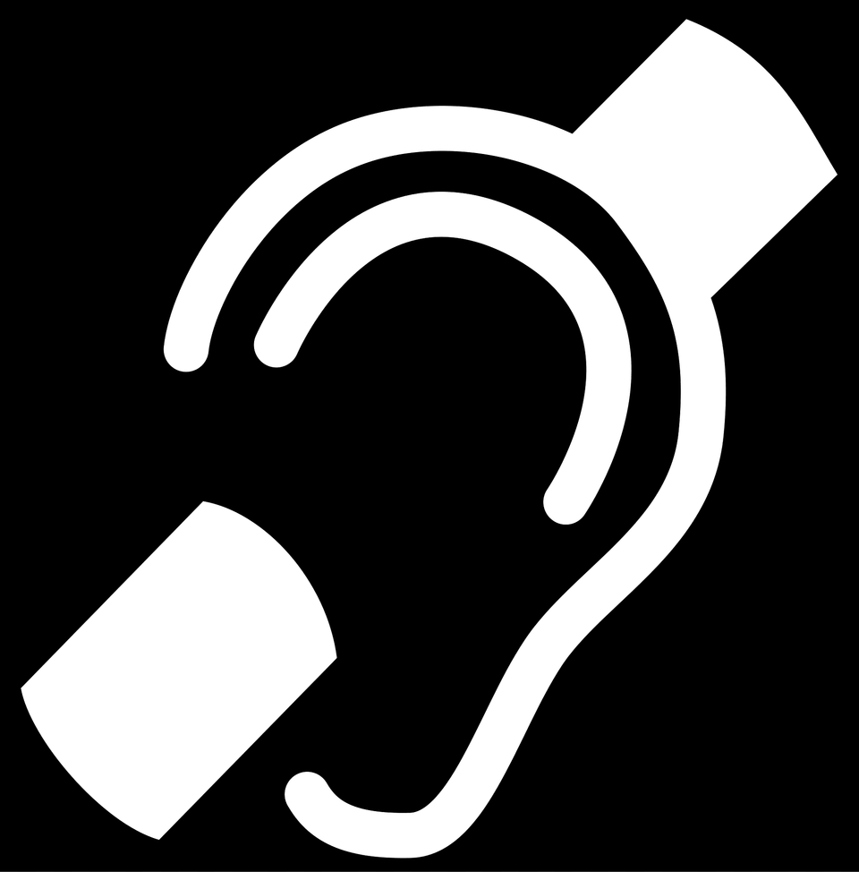 New Zealand Deaf Symbol Clipart Free Png Download