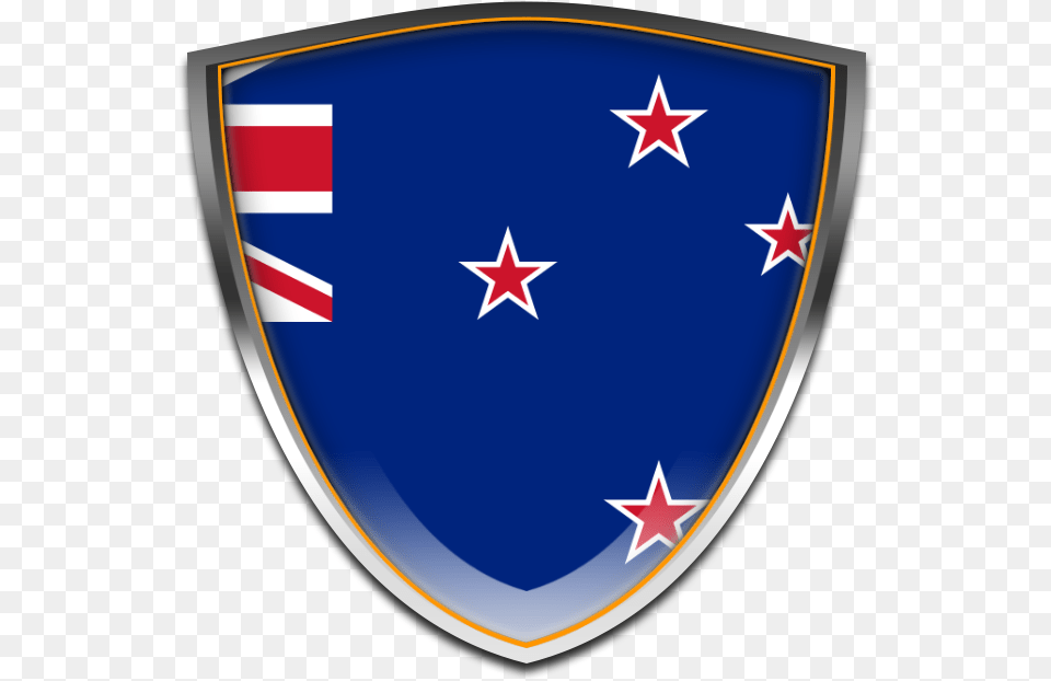 New Zealand Flag Circle, Armor, Shield Free Png Download