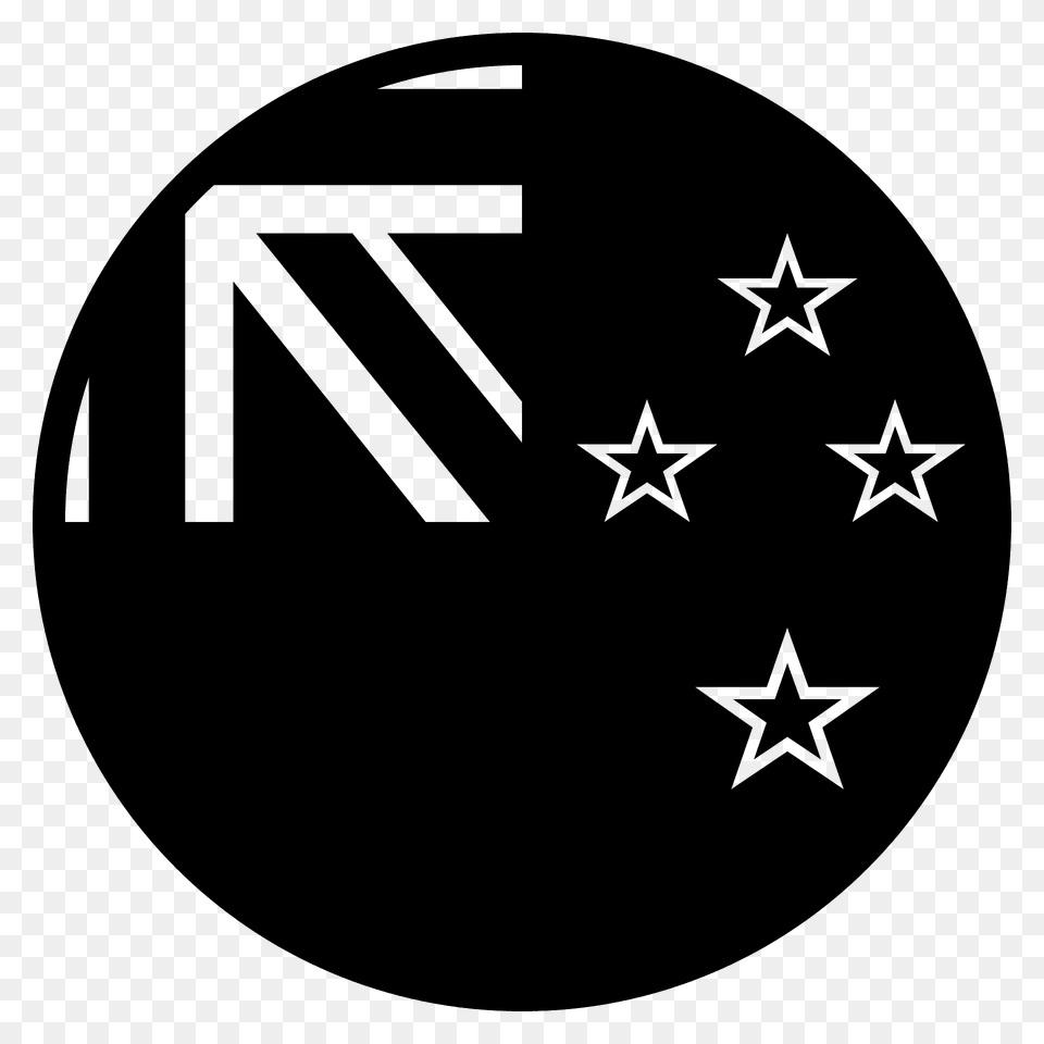New Zealand Flag Emoji Clipart, Symbol, Star Symbol Png Image