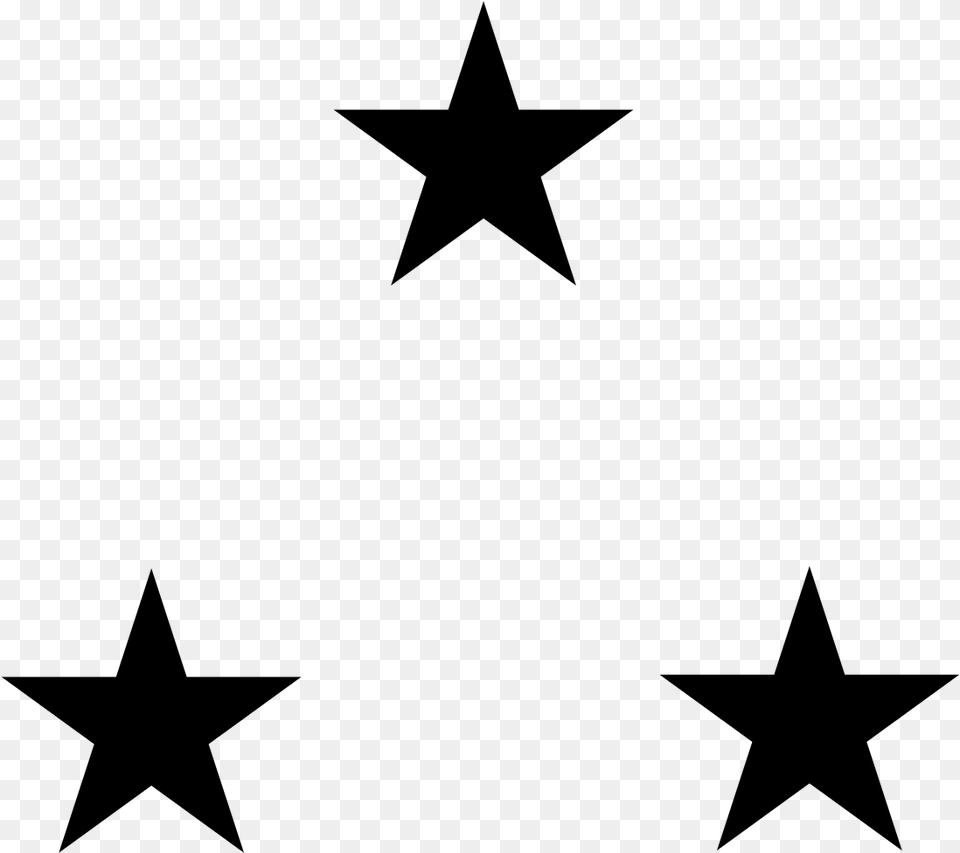 New Zealand Flag Star, Gray Free Png Download