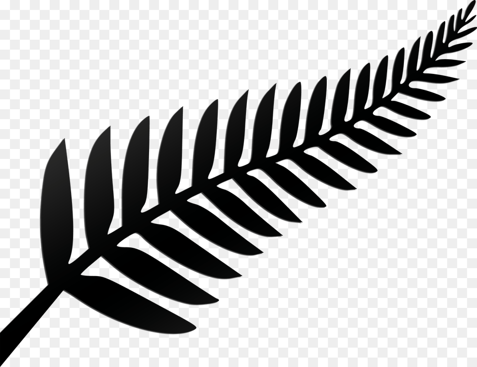 New Zealand Leaf Logo Clipart Silver Fern New Zealand, Plant Free Transparent Png