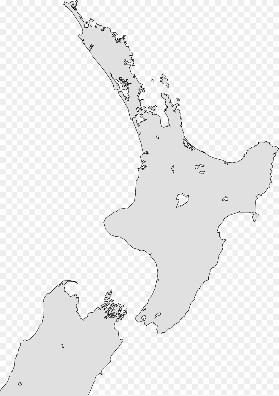 New Zealand North Island Outline North Island New Zealand Outline, Person, Ct Scan, Outdoors, Face Free Png Download
