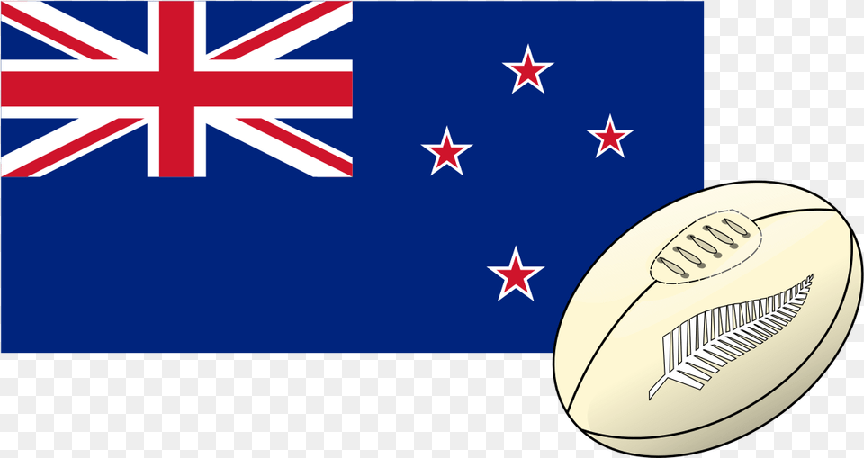 New Zealand Rugby Team Flag, Sport, Ball, Rugby Ball Free Png Download