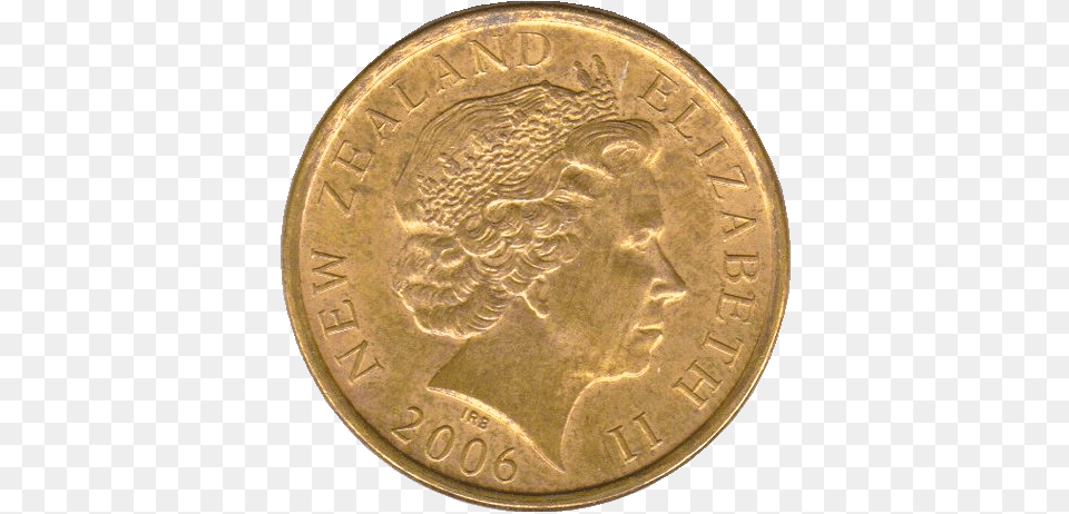 New Zealand Ten Cent Coin Gold Recolour Heads Turkish 500 Kurush Gold Coin, Money Free Png