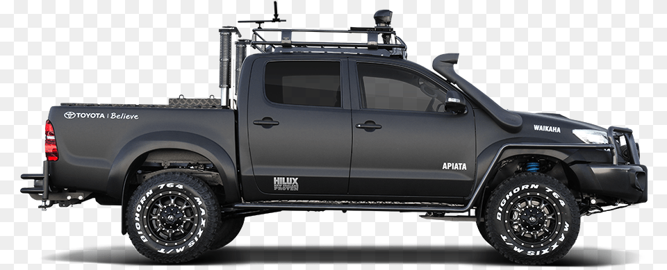 New Zealand Toyota Reveal Special Edition Hilux For Ford Ranger Wildtrak In Grey, Pickup Truck, Transportation, Truck, Vehicle Free Png Download