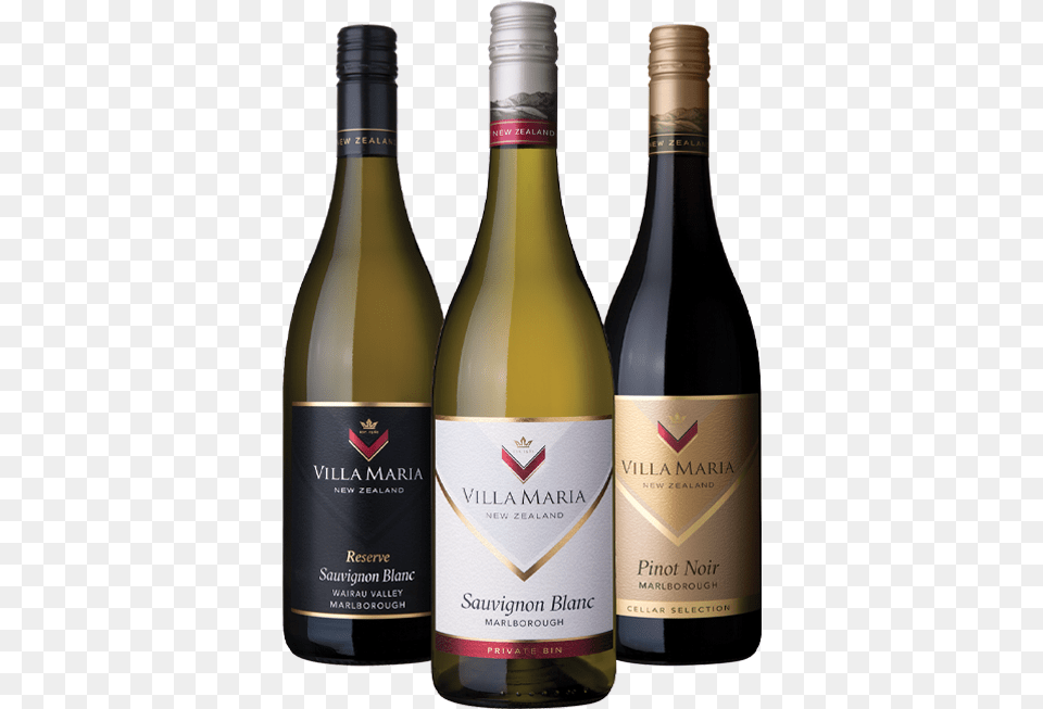 New Zealand Villa Maria Wine, Alcohol, Beverage, Bottle, Liquor Png