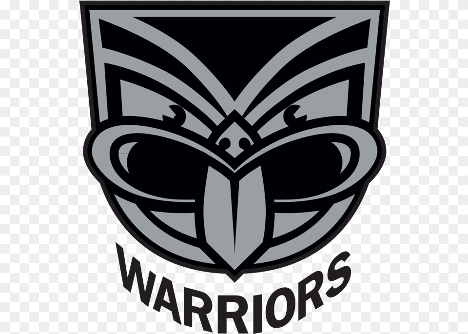 New Zealand Warriors Primary Logo New Zealand Warriors Logo, Emblem, Symbol, Ammunition, Grenade Free Png Download