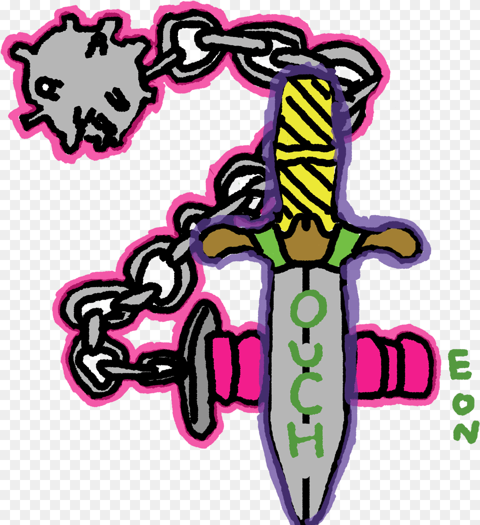 New Zeontouch Logo Clip Art, Blade, Dagger, Knife, Weapon Png