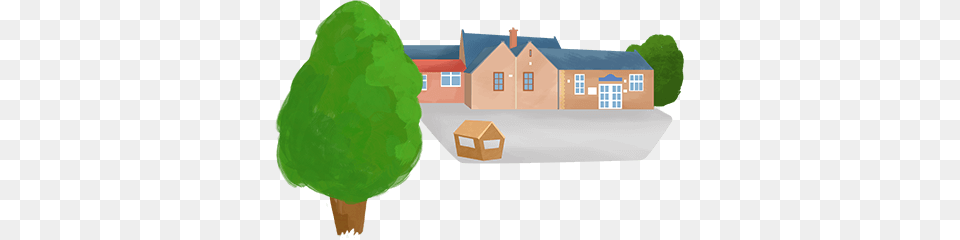 Newbold And Tredington C Of E Primary School Day Nursery, Neighborhood, Tree, Plant, Grass Free Transparent Png