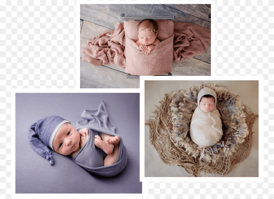Newborn Collage 01 Collage, Hat, Baby, Clothing, Person Free Png