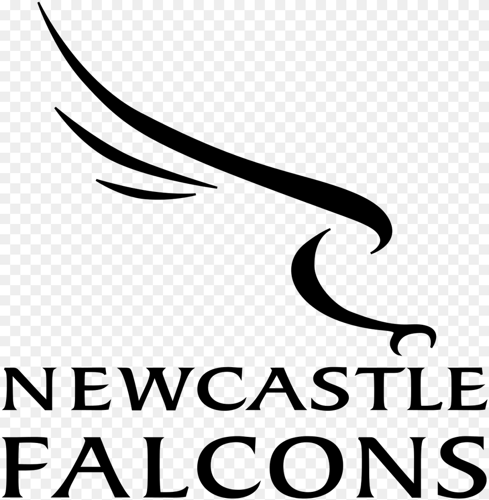 Newcastle Falcons Rugby Logo, Book, Publication, Text, Animal Png