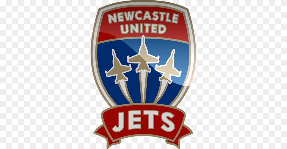 Newcastle Jets Logo, Badge, Symbol, Emblem Png Image