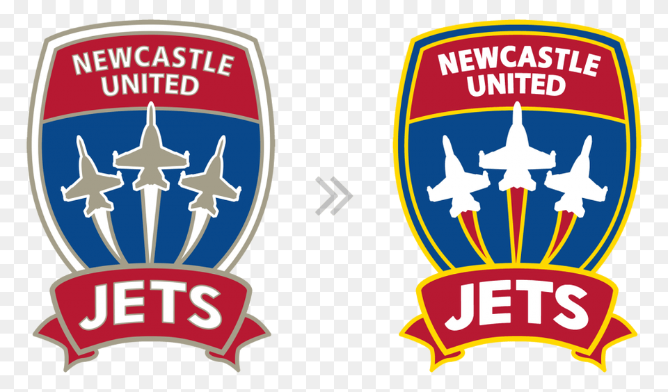 Newcastle Jets Logo Recolour Third Sports Design, Badge, Symbol, Emblem Png Image