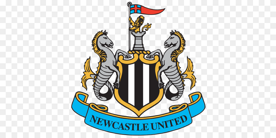 Newcastle United Logo, Emblem, Symbol Free Transparent Png