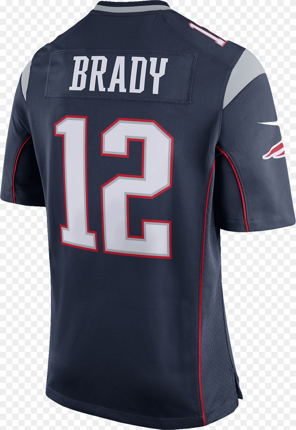 Newenglandpatriots Bck New England Patriots Tom Brady Navy Jersey, Clothing, Shirt, T-shirt Free Png Download