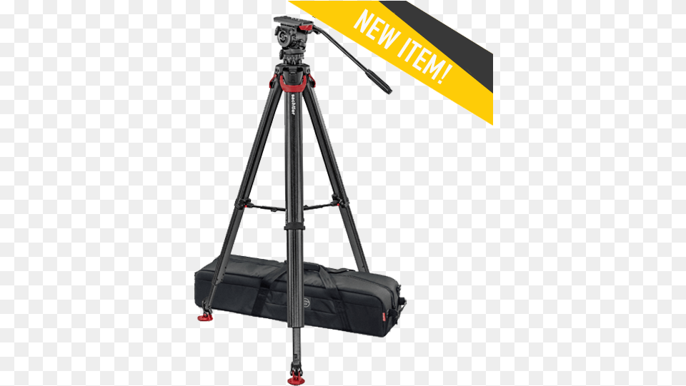 Newflowtech Sachtler System Fsb 4 Fluid Head With Sideload Plate, Tripod, Bow, Weapon Free Png Download