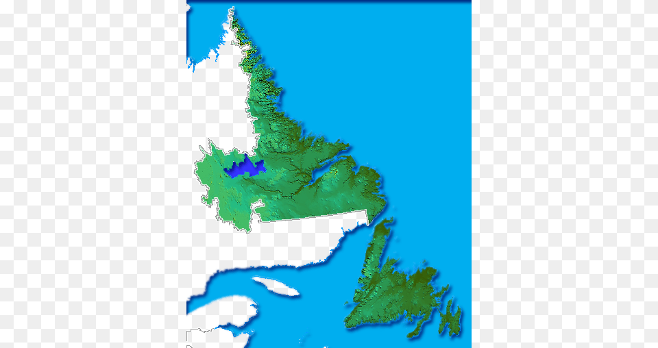 Newfoundland Labrador Relief Map Of Newfoundland Labrador, Water, Coast, Land, Nature Png Image